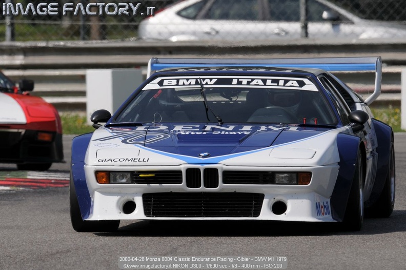 2008-04-26 Monza 0804 Classic Endurance Racing - Gibier - BMW M1 1979.jpg